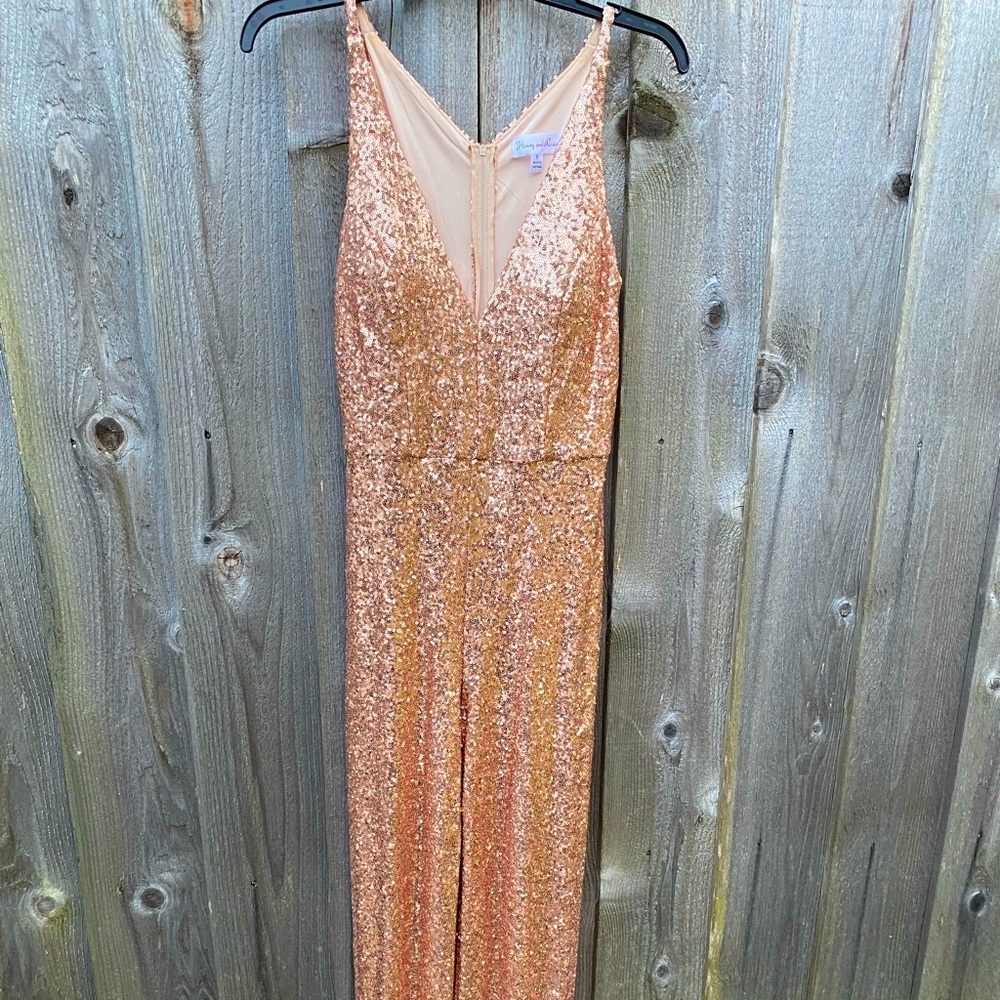 Gold Sequin Jumpsuit